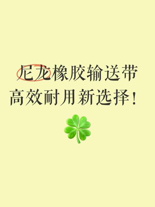 尼龍帆布輸送帶 以優質產品滿足您的多樣化輸送需求